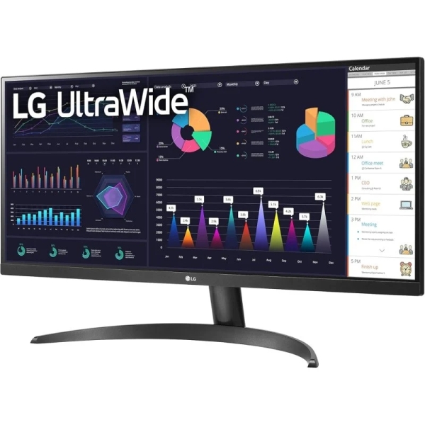 Moniteur LG Ultrawide 29" LED UWFHD 100 Hz HDR FreeSync - 21:9 - Temps de réponse de 5 ms - Haut-parleurs 14 W - HDMI, DisplayPort, USB-C - VESA 100 x 100