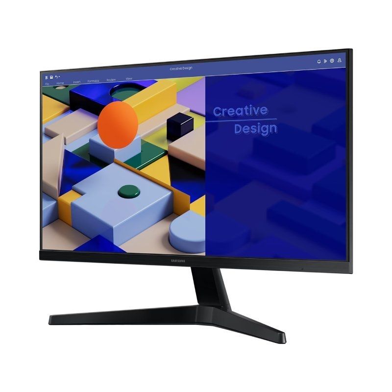 Moniteur Samsung 24" LED IPS FullHD 1080P 75Hz FreeSync - Réponse 5ms - Angle de vision 178° - 16:9 - HDMI - VESA 100x100mm