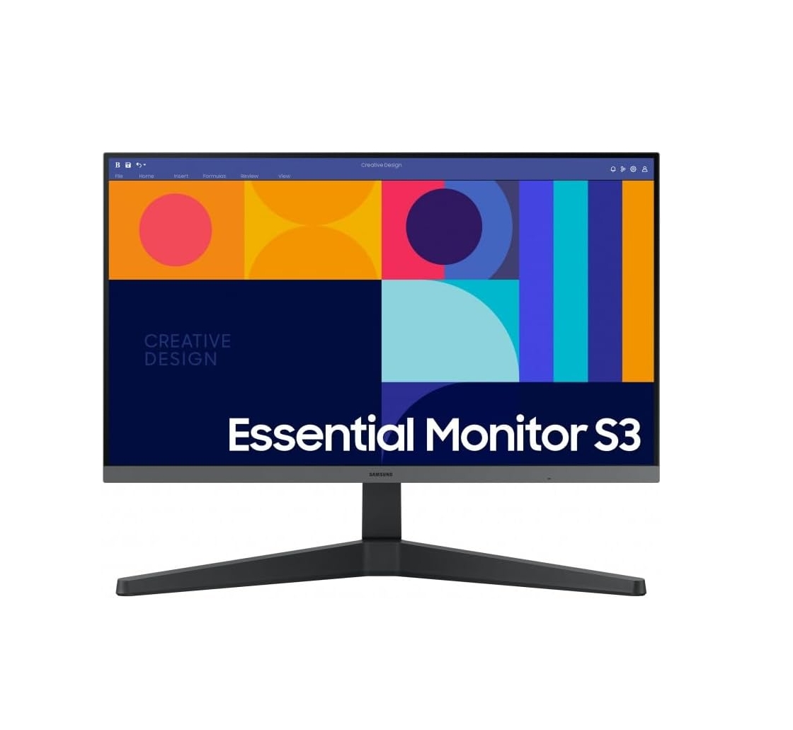 Moniteur Samsung Essential S3 24" Full HD - LCD - IPS - 16:9 - 100 Hz - Angle de vision 178° - Couleur Noir