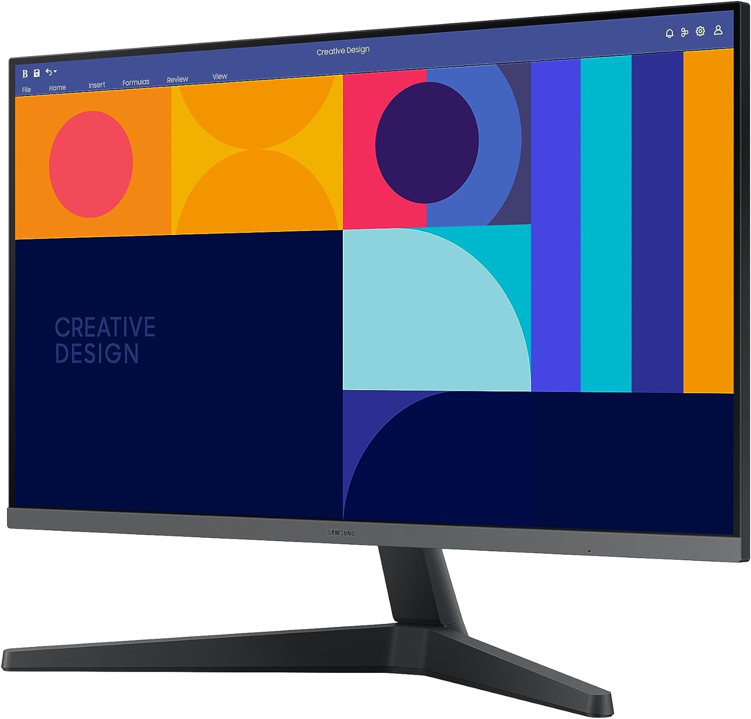 Moniteur Samsung Essential S3 24" LCD IPS FullHD 1080p 100 Hz Freesync - Réponse 4 ms - Angle de vision 178° - HDMI, DisplayPort - VESA 75x75 mm