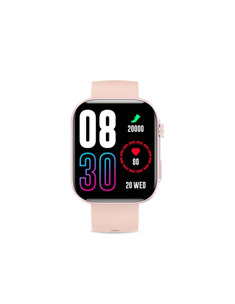 Montre connectée Ksix Contact iStyle - Écran AMOLED 2.01 ? IPS - Jusqu'à 5 jours d'autonomie - Modes Sport et Santé, Appels, Assistants vocaux - IP68 - Rose