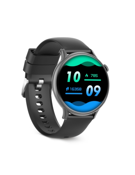 Montre connectée Ksix Core2 - Écran AMOLED 1,43 ? AMOLED - Jusqu'à 5 jours d'autonomie - Modes Sport et Santé, Appels, Assistants vocaux - IP67 - Noir