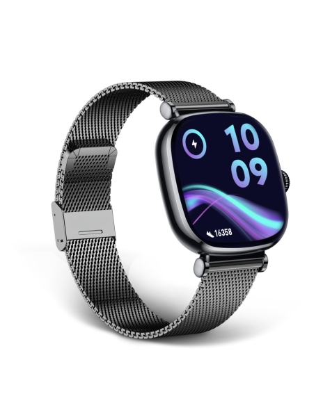 Montre connectée Ksix Iria avec écran AMOLED 1,7" - Jusqu'à 4 jours d'autonomie - Étanchéité IP68 - Noir