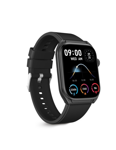 Montre connectée Ksix Urban Move - Écran AMOLED 2.06 ? AMOLED - Jusqu'à 5 jours d'autonomie - Modes Sport et Santé, Appels, Assistants vocaux - IP67 - Noir
