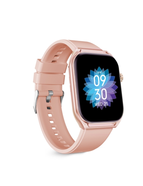 Montre connectée Ksix Urban Move - Écran AMOLED 2.06 ? AMOLED - Jusqu'à 5 jours d'autonomie - Modes Sport et Santé, Appels, Assistants vocaux - IP67 - Rose