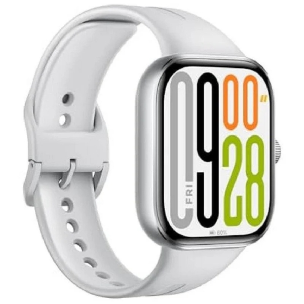 Montre connectée Xiaomi Redmi Watch 5, écran AMOLED 2,07 pouces, Bluetooth 5.3, autonomie jusqu'à 24 jours, étanchéité 5 ATM, couleur argent