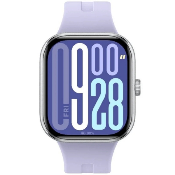 Montre connectée Xiaomi Redmi Watch 5, écran AMOLED 2,07 pouces, Bluetooth 5.3, autonomie jusqu'à 24 jours, étanchéité 5 ATM, couleur violette