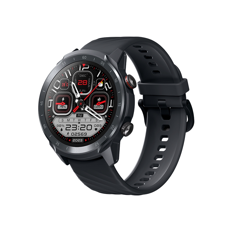 Montre Mibro Watch A2 Smartwatch Écran HD 1,39" - Bluetooth 5.3 - Appels Bluetooth - Autonomie jusqu'à 10 jours - Résistance à l'eau 2 ATM - Comprend 2 bracelets - Couleur Noir