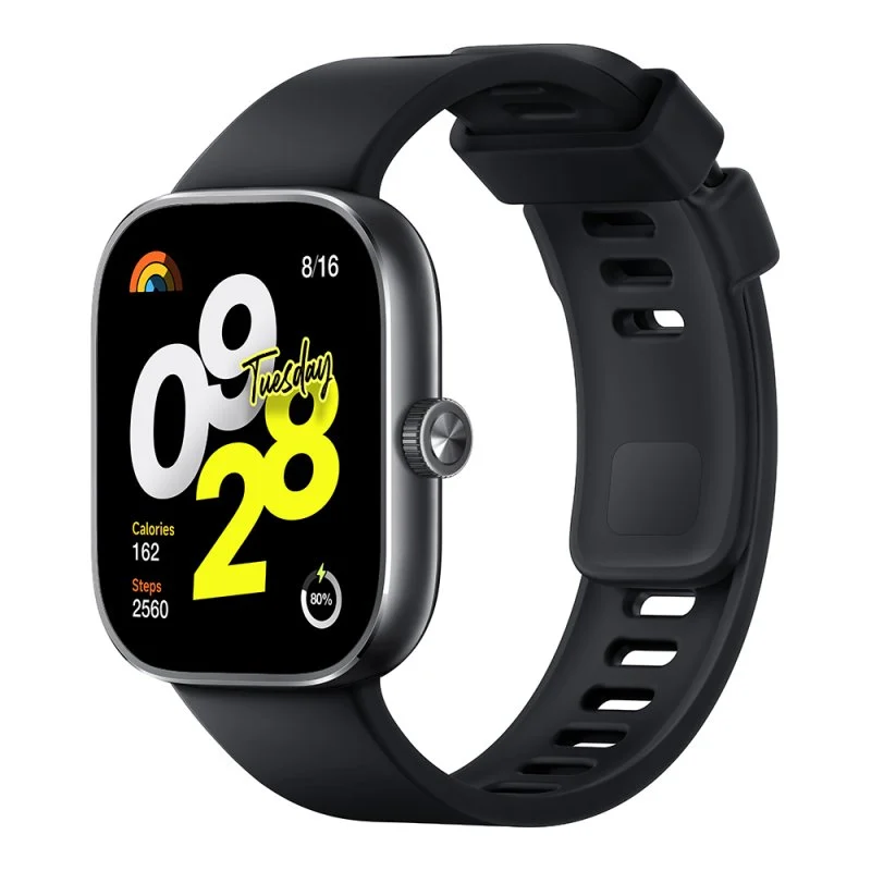 Montre Smartwatch Xiaomi Redmi Watch 4 Écran AMOLED 1,97" Bluetooth - Autonomie jusqu'à 20 jours - Résistance à l'eau 5 ATM - Couleur Noir