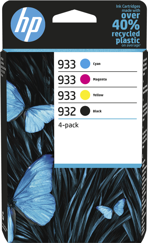 HP Multipack 932 / 933 (6ZC71AE) noir, cyan, magenta, jaune