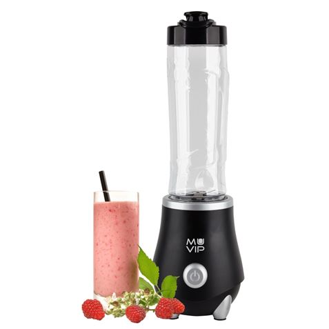 Muvip Glass Blender 250W 600ml - Lames en acier inoxydable - Verrouillage de sécurité