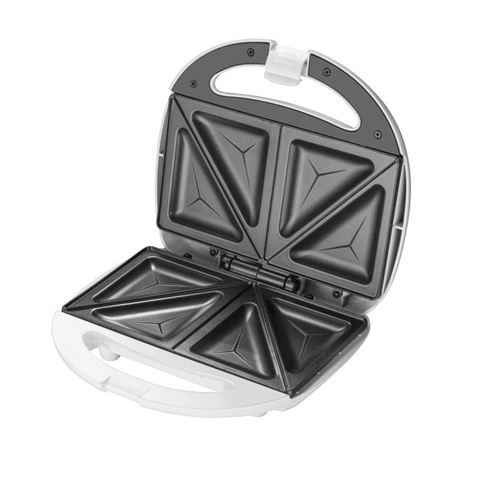 Muvip Sandwich Maker 750W - 2 Sandwiches - Plaques avec Coupe au Milieu - Nettoyage Facile
