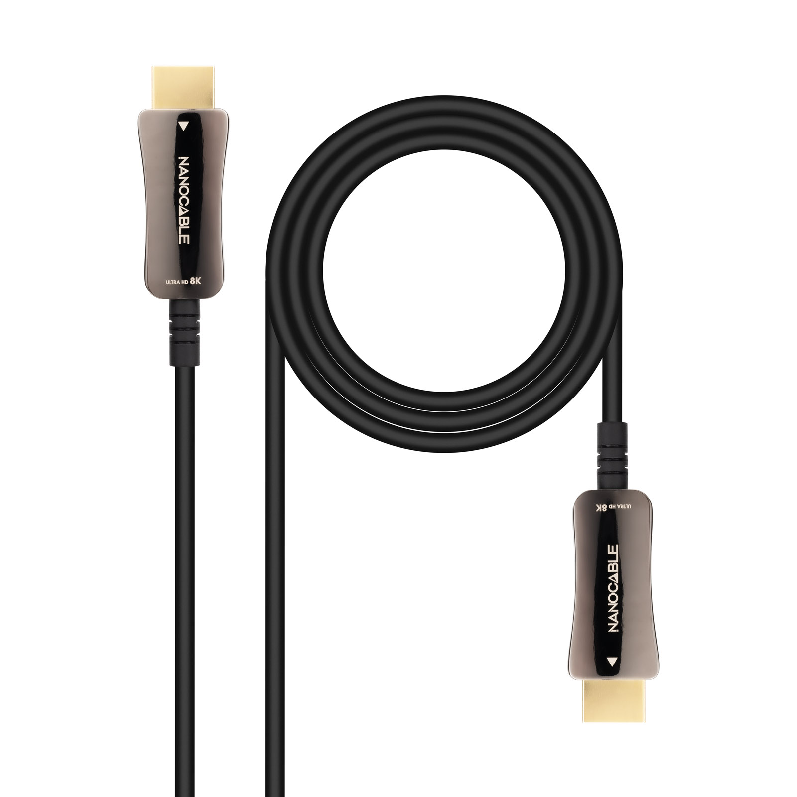 Nano Câble HDMI v2.1 Mâle vers HDMI v2.1 Mâle 10m - 8K@60Hz 4K@120Hz 48Gbps - Couleur Noir
