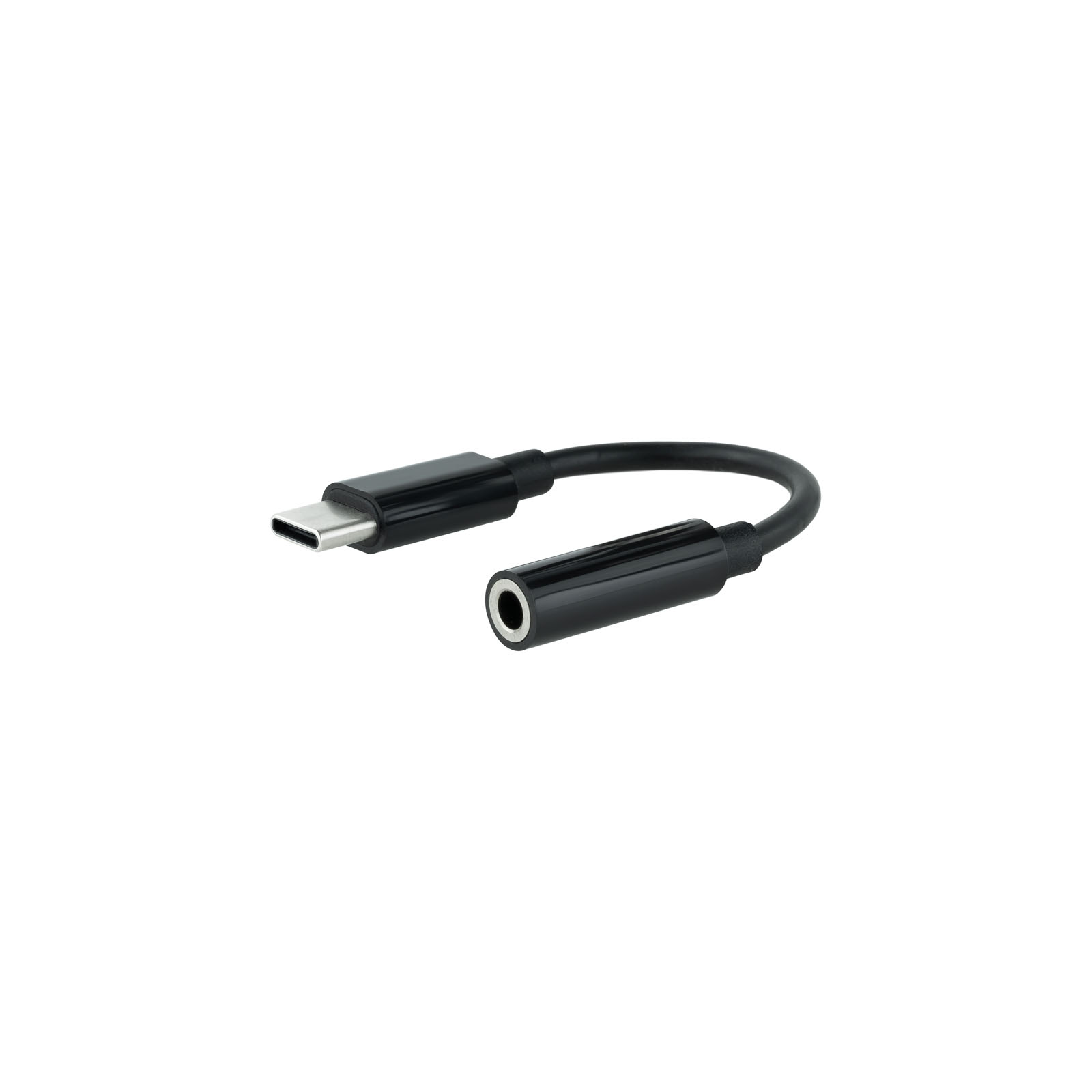 Adaptateur audio USB Type-C mâle vers jack 3,5 mm femelle - Noir