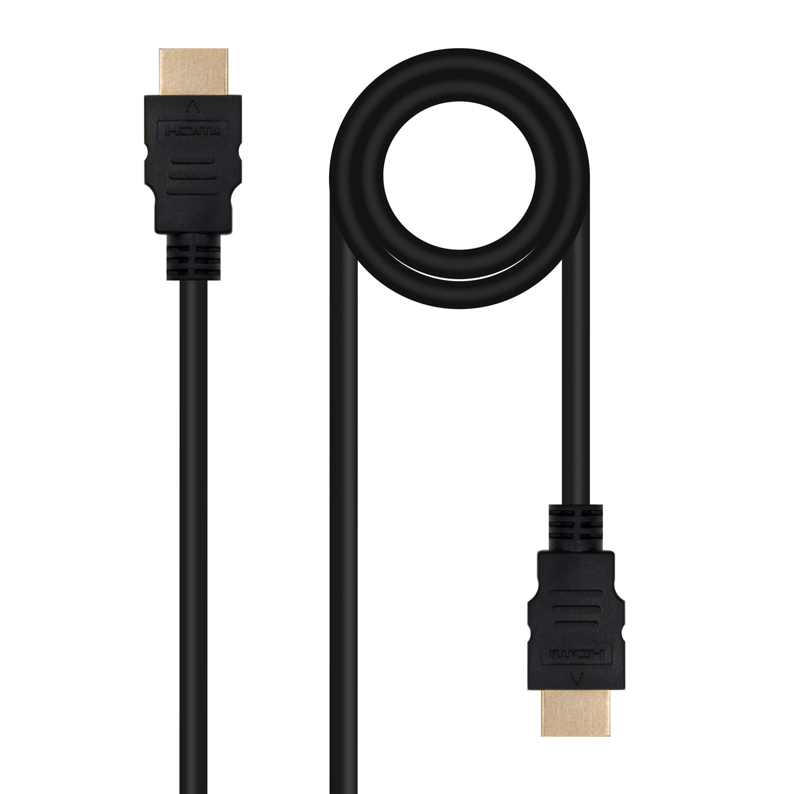 Nanocable Câble HDMI v2.0 Mâle vers HDMI v2.0 Mâle 0.50m - 4K@60Hz 18Gbps - Couleur Noir