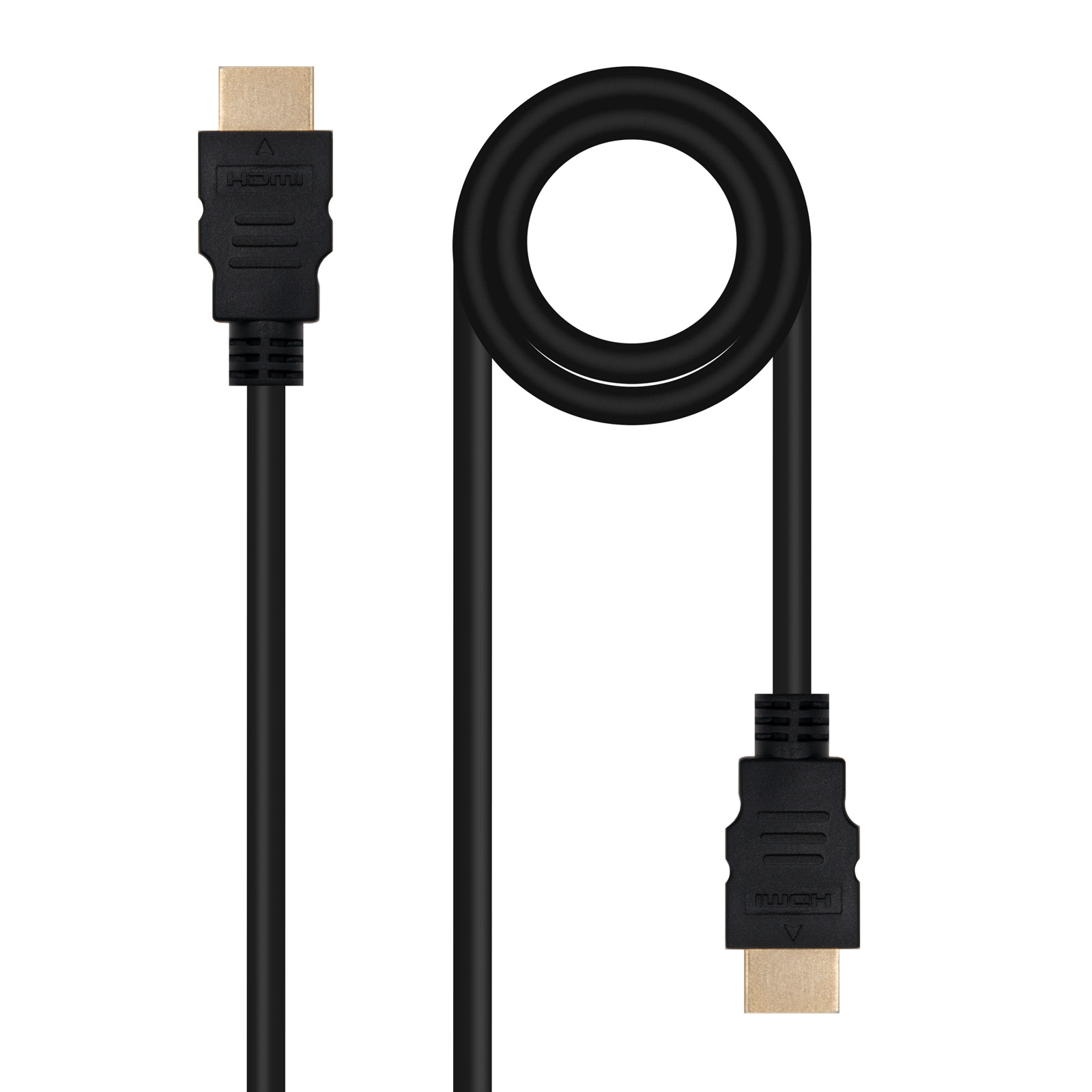 Nanocable Câble HDMI v2.0 Mâle vers HDMI v2.0 Mâle 1.50m - 4K@60Hz 18Gbps - Couleur Noir