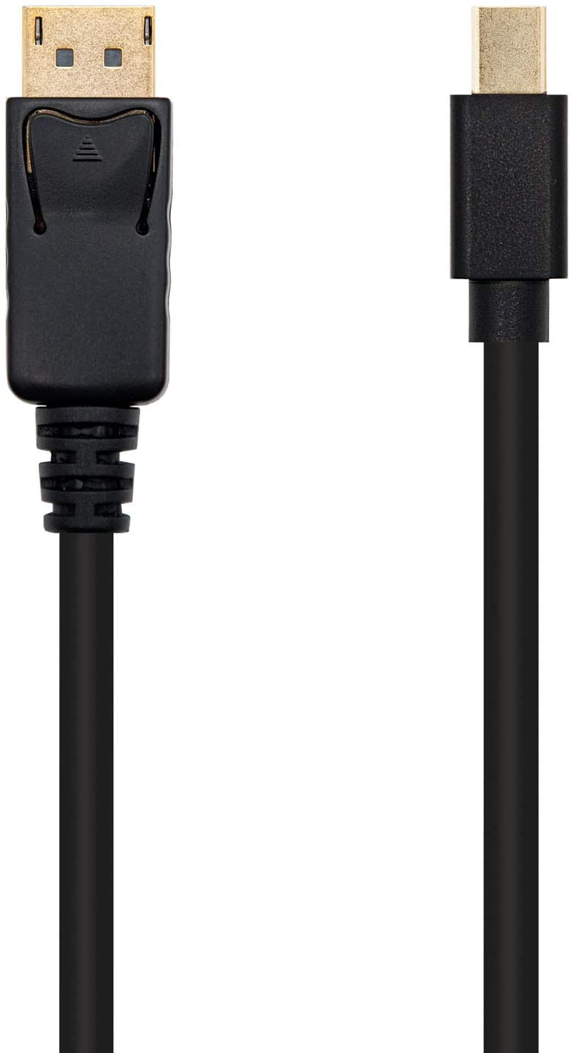 Nanocable Câble Mini DP Mâle vers DisplayPort Mâle 2m - Couleur Noire