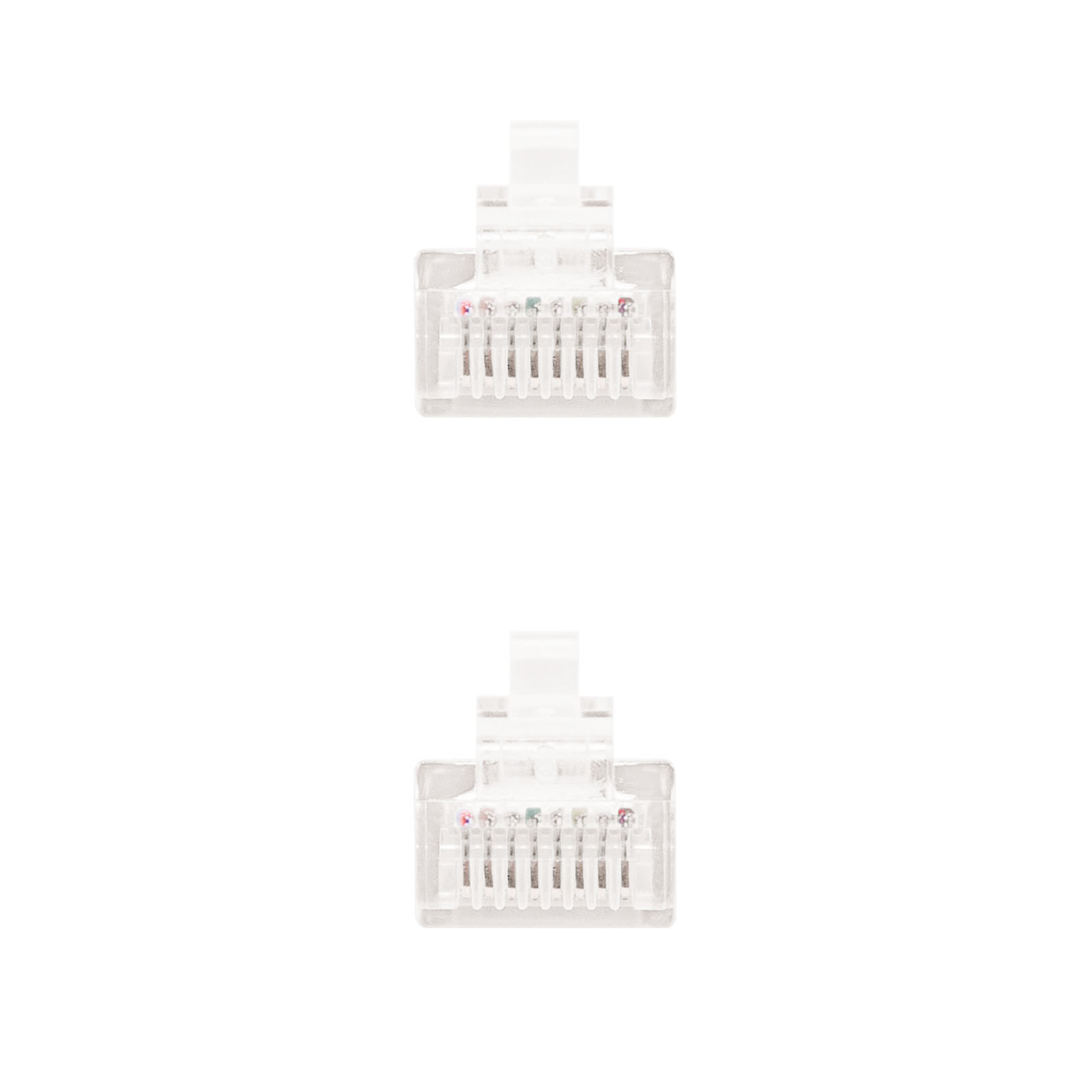 Nanocable Câble réseau Patch cord RJ45 Cat.6 UTP AWG24 0.50m - Couleur Blanc