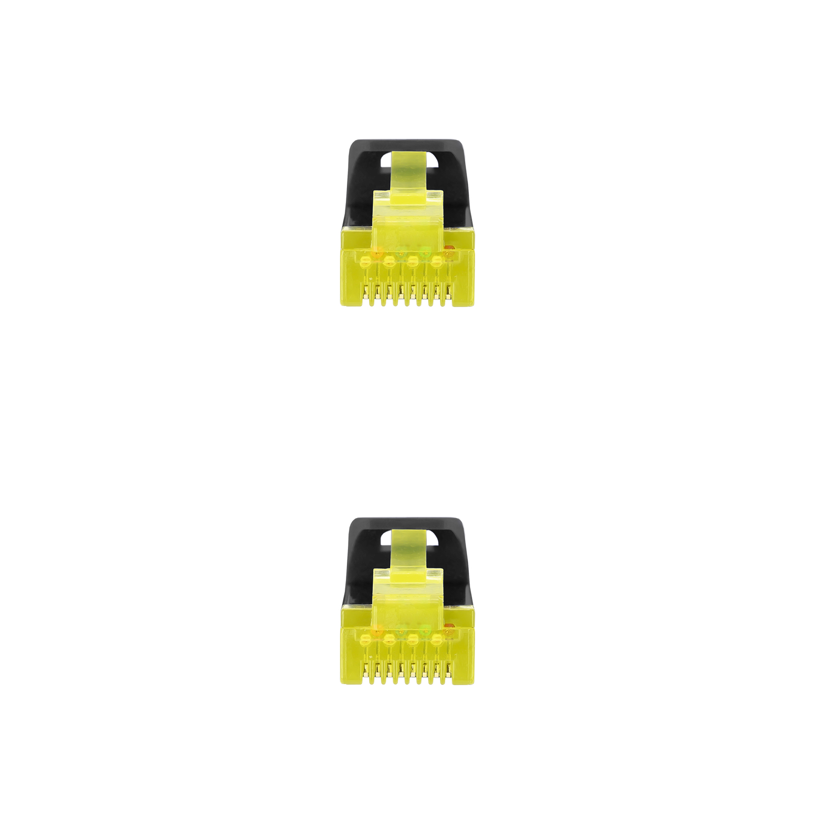 Nanocable Câble Réseau Patch Cord RJ45 LSZH Cat.6a SFTP AWG26 1m - Couleur Noir