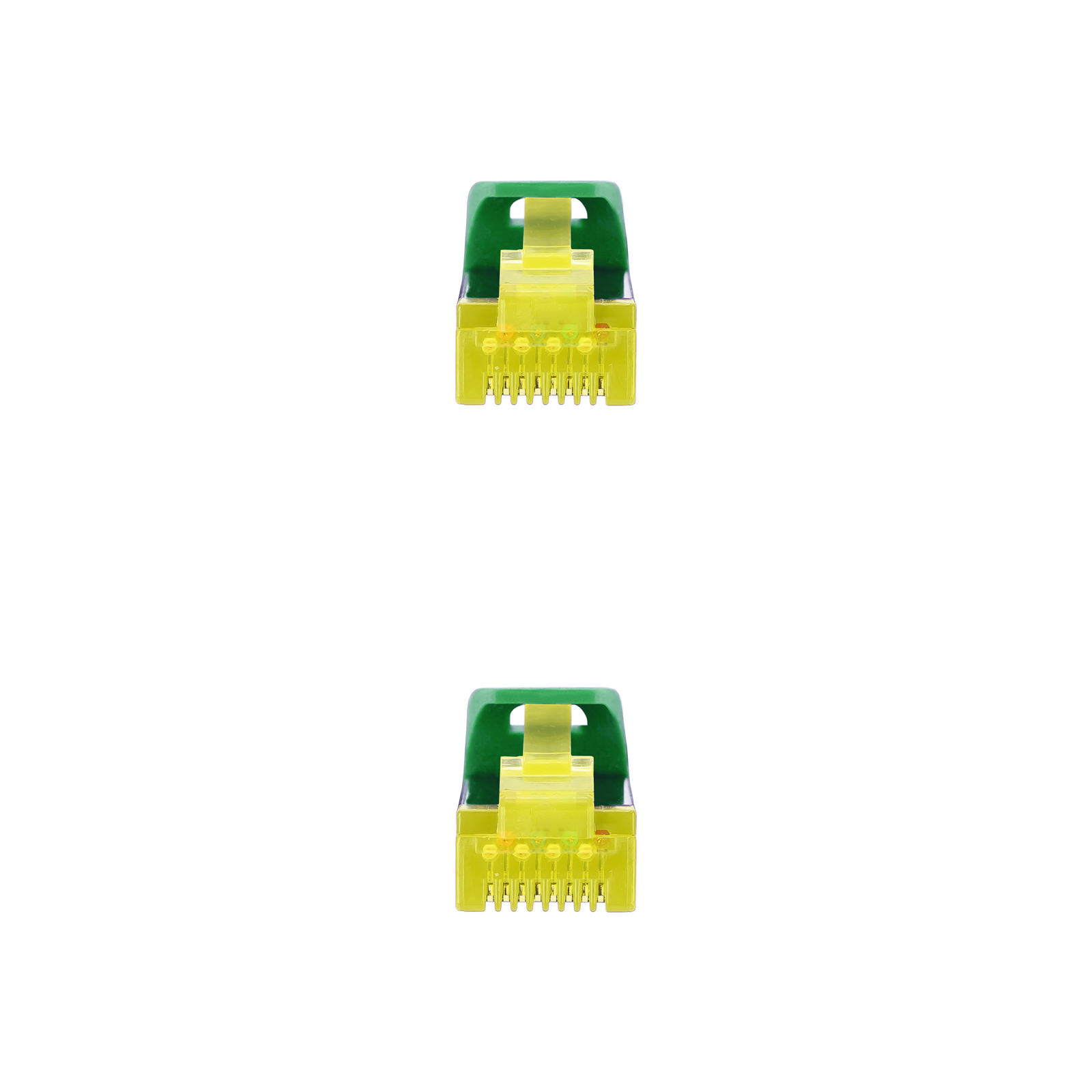 Nanocable Câble Réseau Patch Cord RJ45 LSZH Cat.6a SFTP AWG26 1m - Couleur Vert