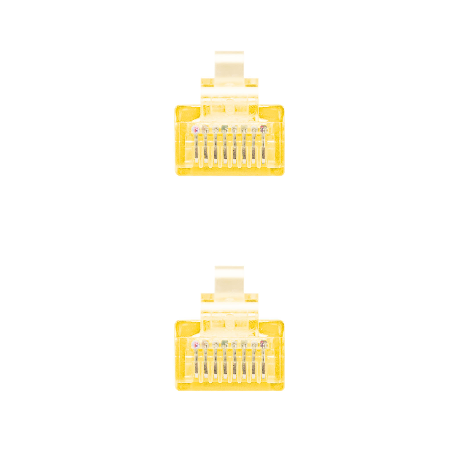 Nanocable Câble Réseau Patch Cordon RJ45 Cat.6 UTP AWG24 1m - Couleur Jaune