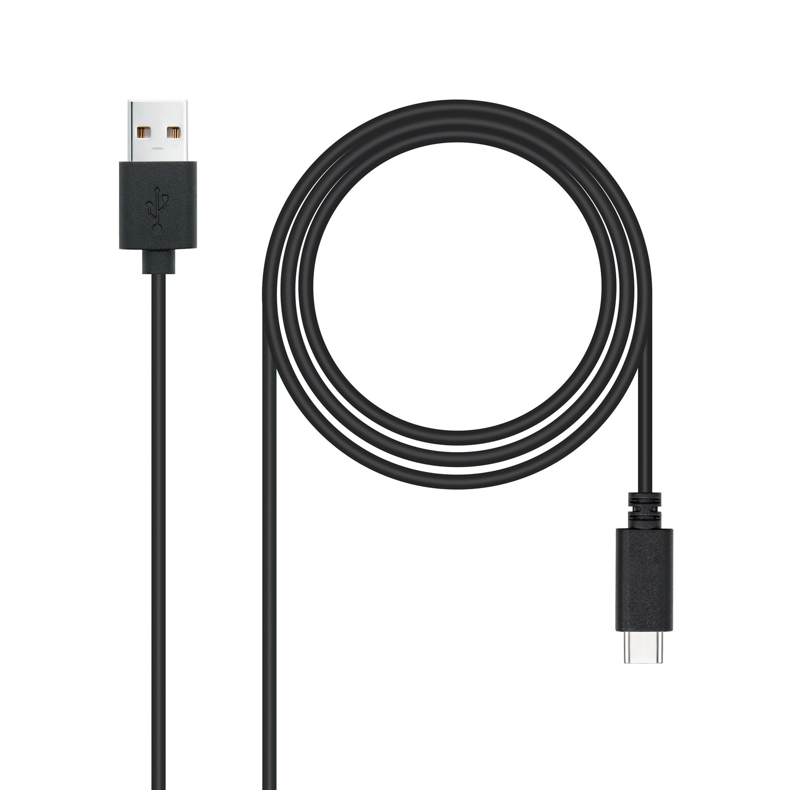 Nanocable Câble USB 2.0 3A USB-C Mâle vers USB-A Mâle 3m