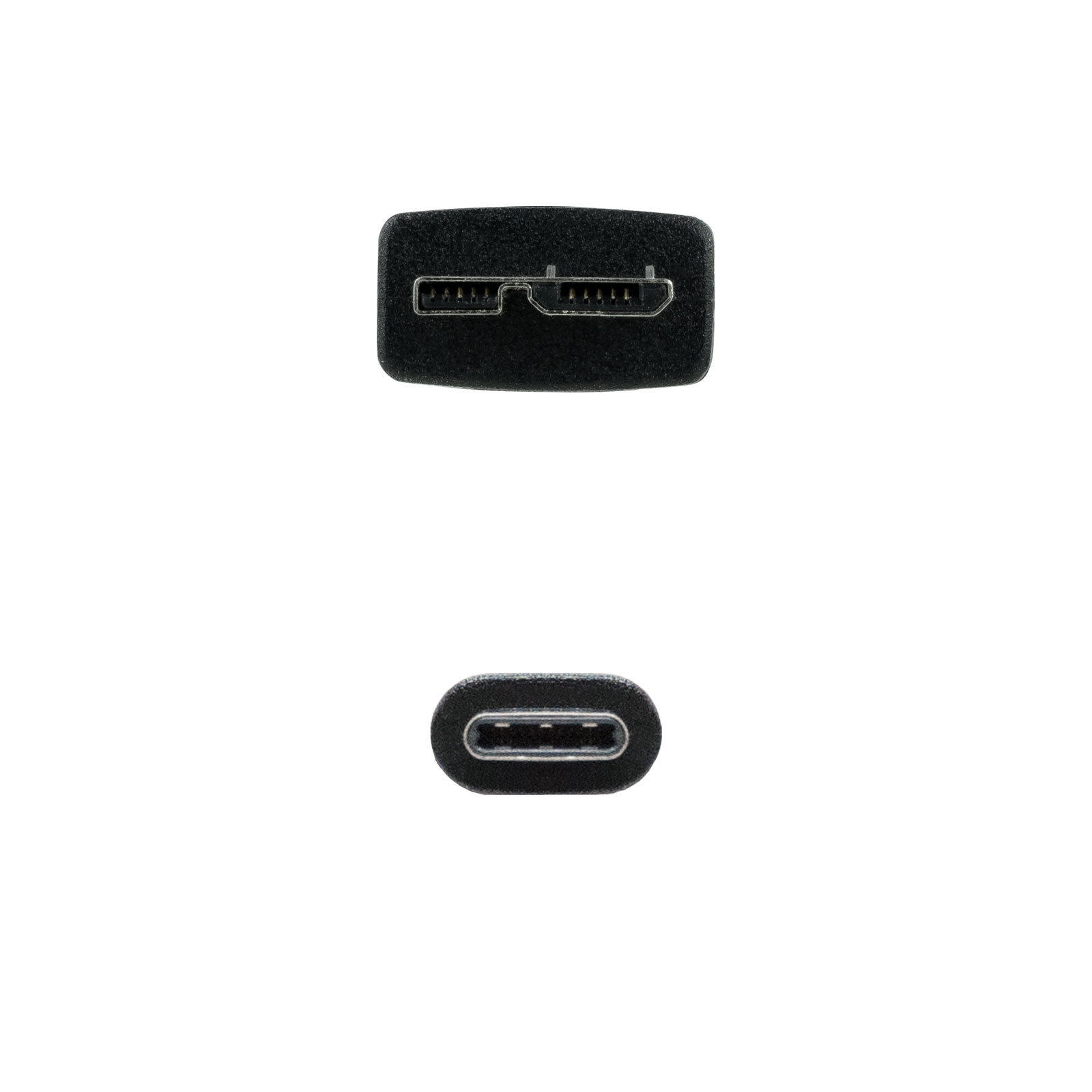 Nanocable Câble USB 3.0 USB-C Mâle vers MicroUSB-B Mâle 1m