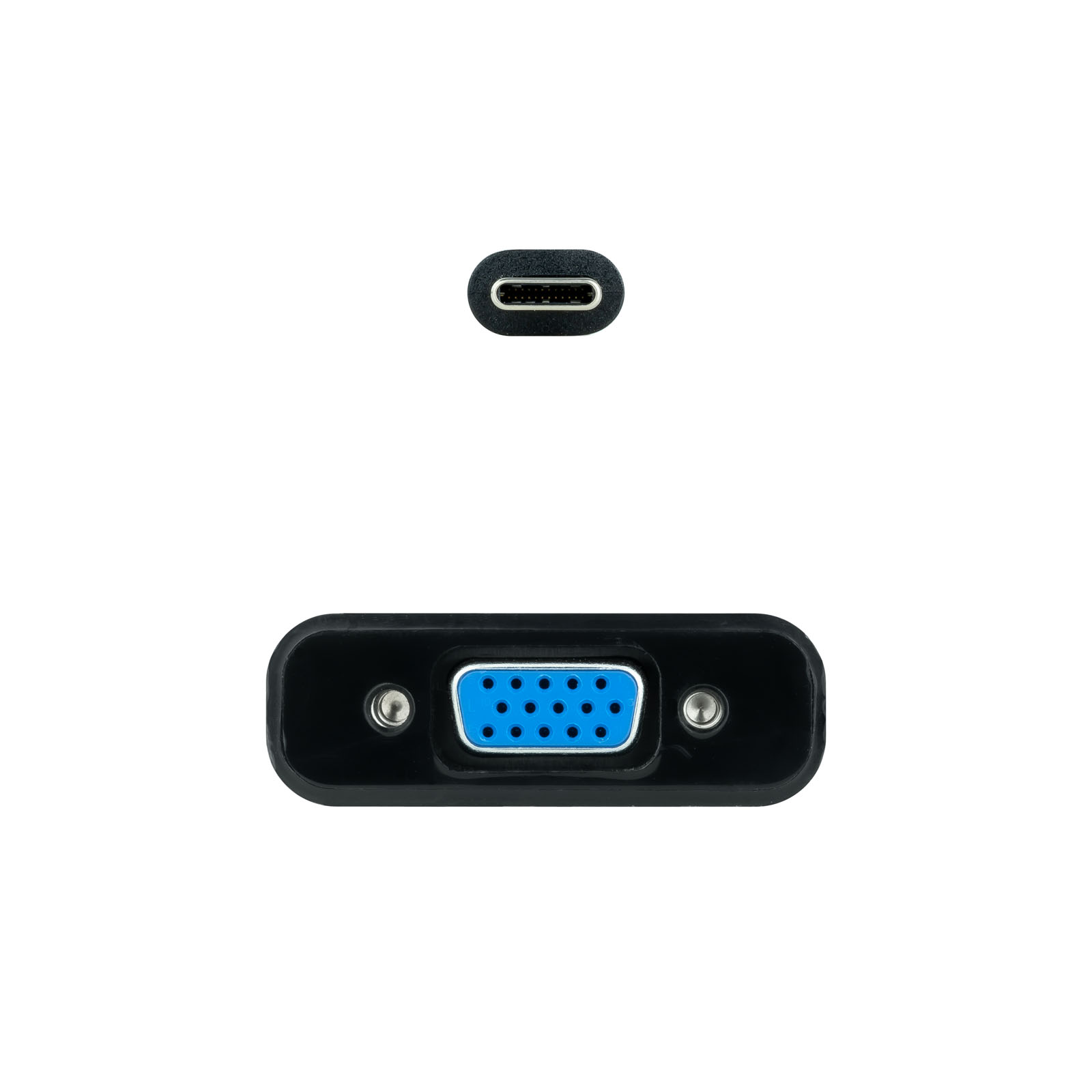 Nanocâble Convertisseur USB-C vers VGA - 10cm - Couleur Noir