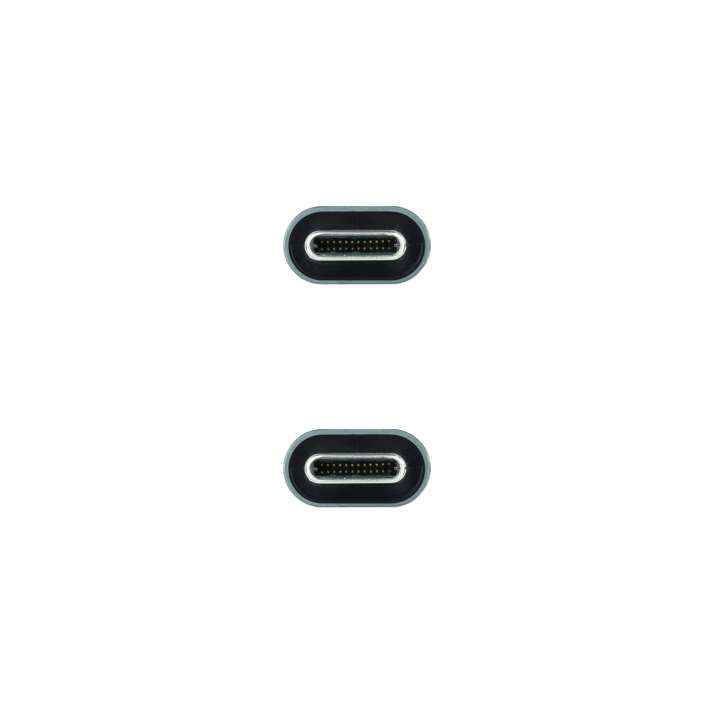 Nanocable USB 3.2 Gen2X2 100W 4K/60Hz Câble USB-C M/M 1m - Couleur Noir