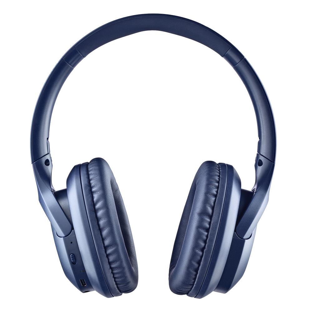 NGS Artica Greed Casque Bluetooth 5.1 avec Microphone - Bandeau Ajustable - Coussinets d'Oreilles Rembourrés - Autonomie jusqu'à 46h - Mains Libres - Couleur Bleu