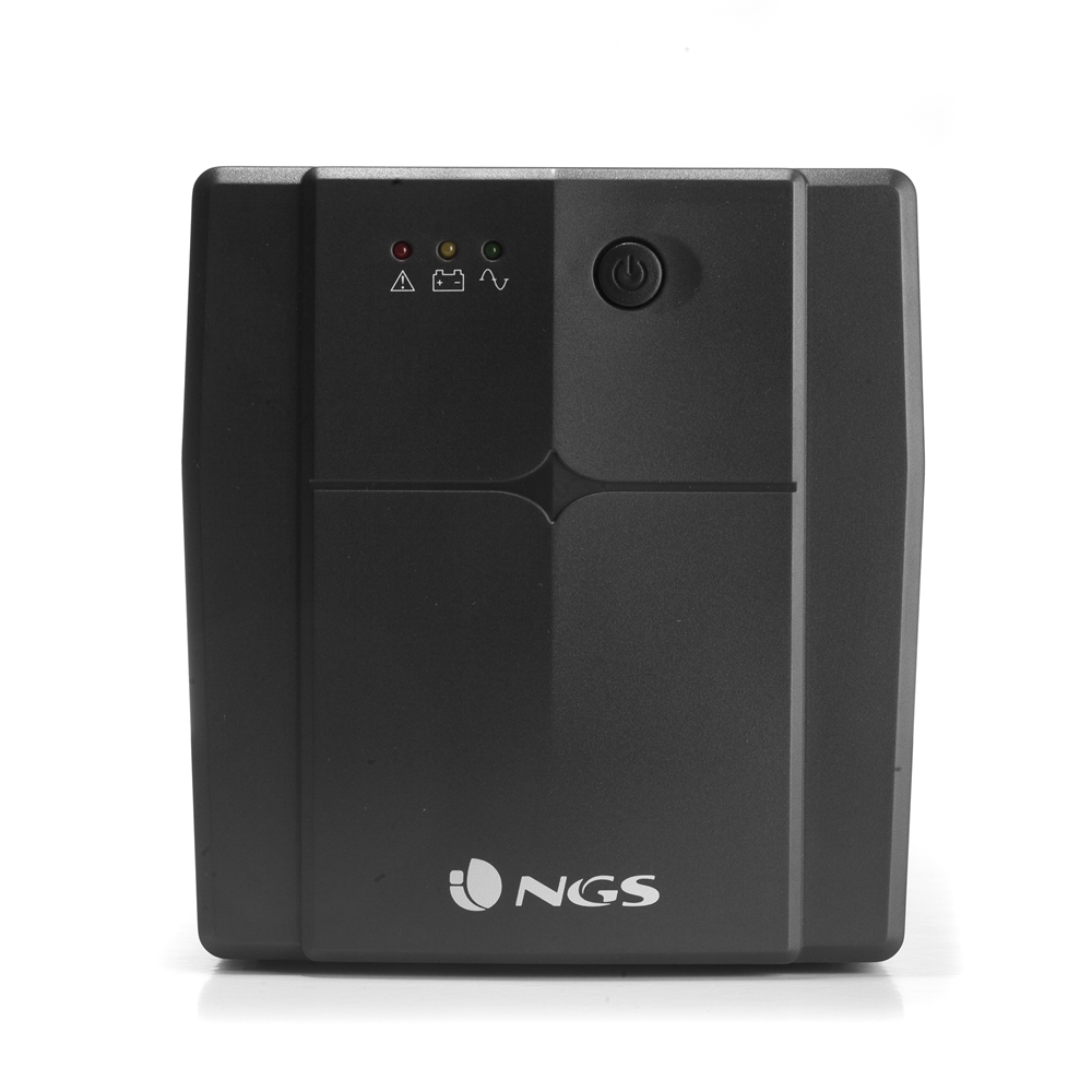 NGS Fortress 1500 V2 UPS 1200VA UPS 720W - Technologie Off Line - Fonction AVR - 4x Schukos - Protection contre les surcharges et les courts-circuits