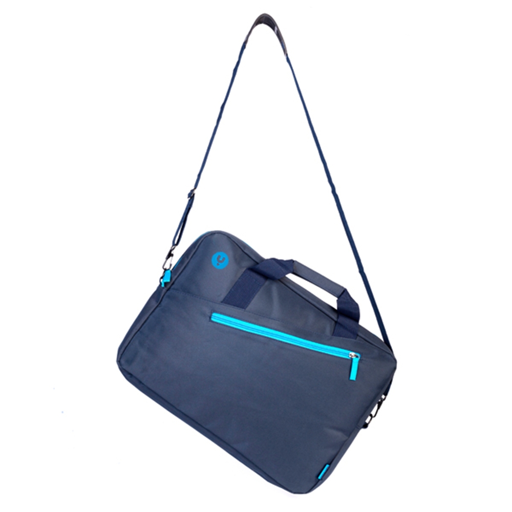 NGS Ginger Mallette pour Ordinateur Portable 15,6" - Intérieur Rembourré - 2 Compartiments et Poche Extérieure - Couleur Bleu