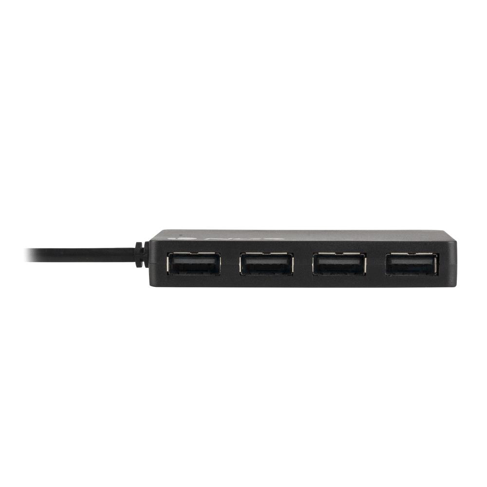 NGS Ihub4 Tiny USB 2.0 Hub - 4 ports USB 2.0 - Vitesse jusqu'à 480 Mbps