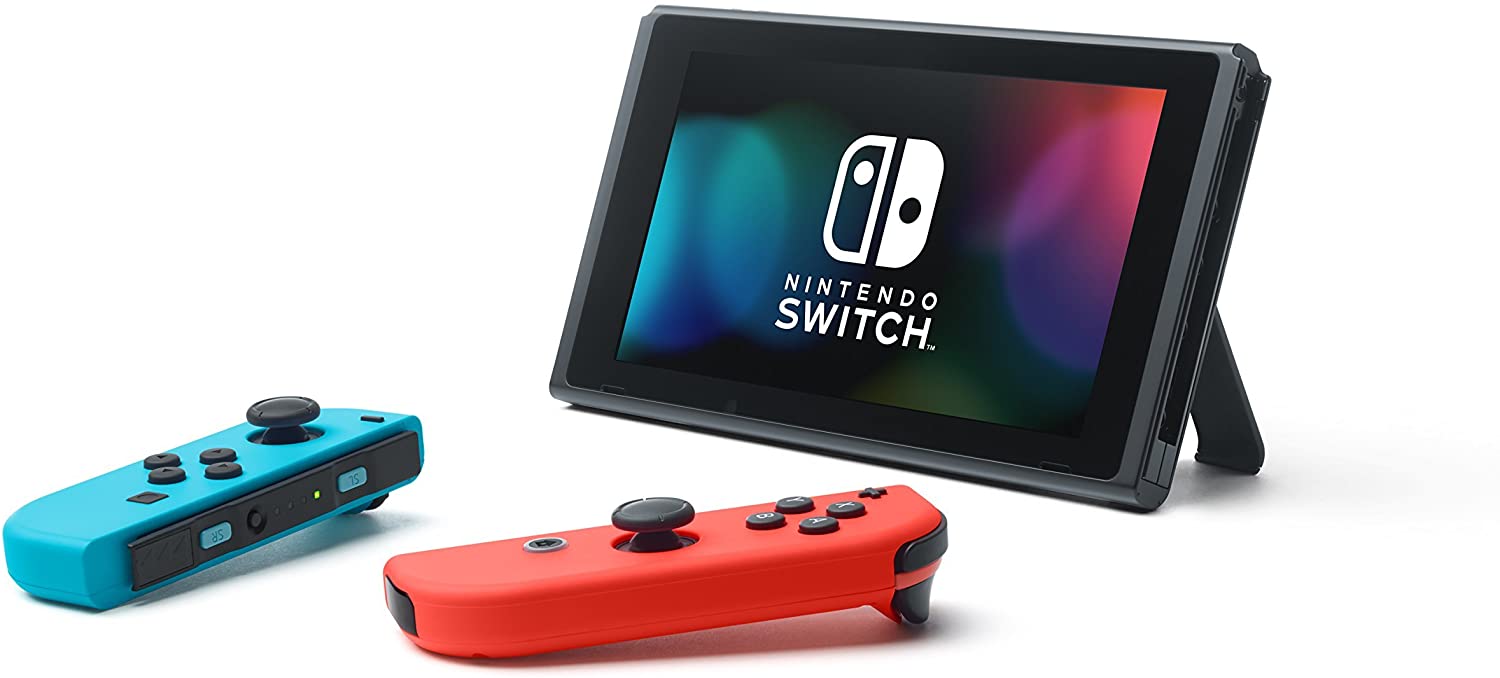 Nintendo Switch Bleu Néon/Rouge
