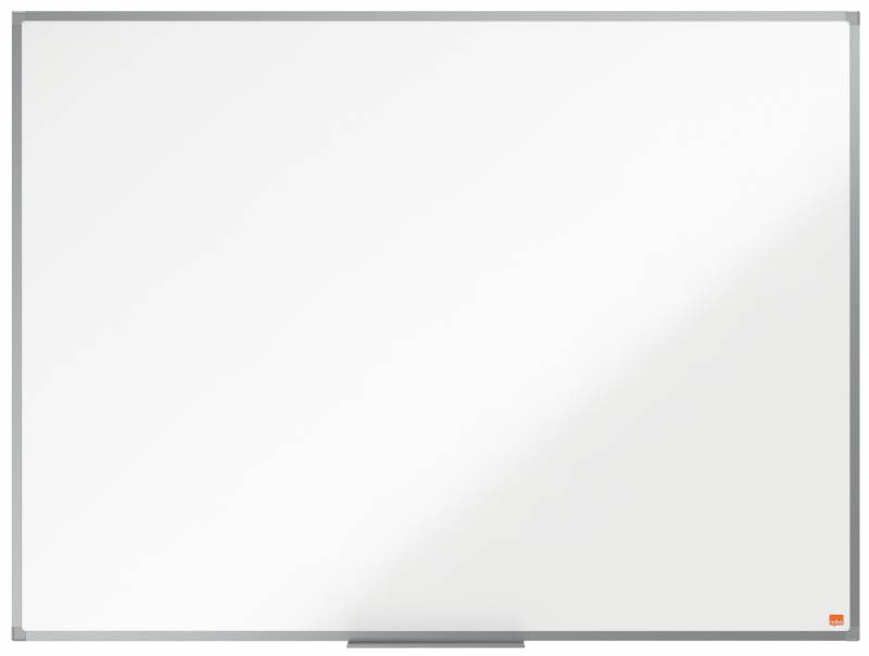 Nobo Essence Tableau blanc magnétique en acier émaillé 1200 x 900 mm - Montage en angle - Surface effaçable par le haut - Couleur Blanc