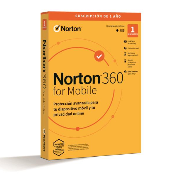 Norton 360 Mobile Antivirus - 1 utilisateur - 1 appareils - 1 an