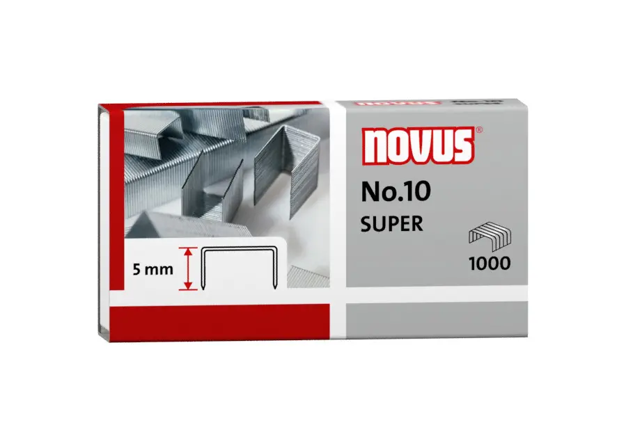 Novus 1000 Agrafes Nº 10 Galvanisées