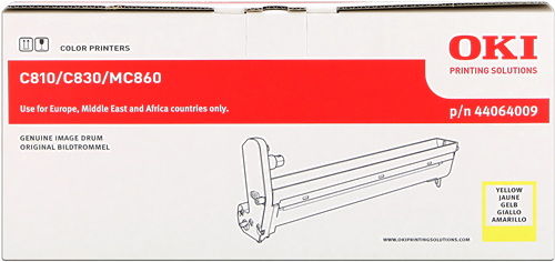 OKI tambour jaune C810/830/MC860