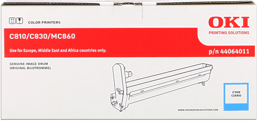 OKI tambour cyan C810/830/MC860