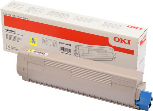 OKI toner 46443101 XL jaune