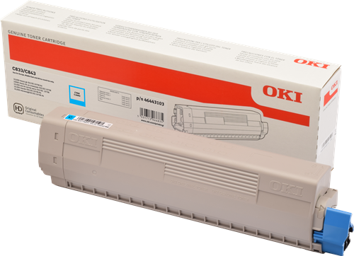 OKI toner 46443103 XL cyan