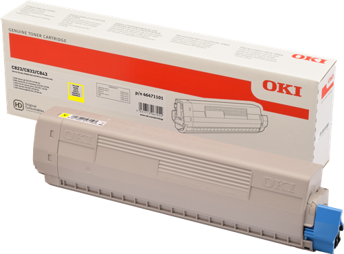 OKI toner 46471101 jaune 7000 pages