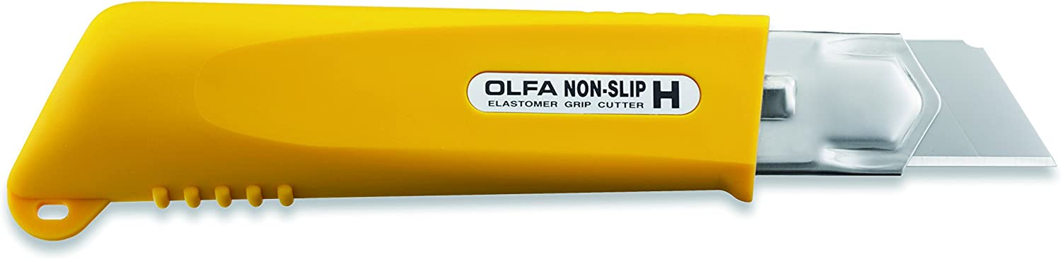 Olfa NH-1 Cuter avec cliquet - Poignée en caoutchouc - Canal en acier inoxydable