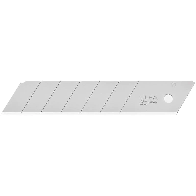 Olfa Pack de 20 Lames de Rechange pour Cutters Olfa - 6 Segments - Largeur 25mm