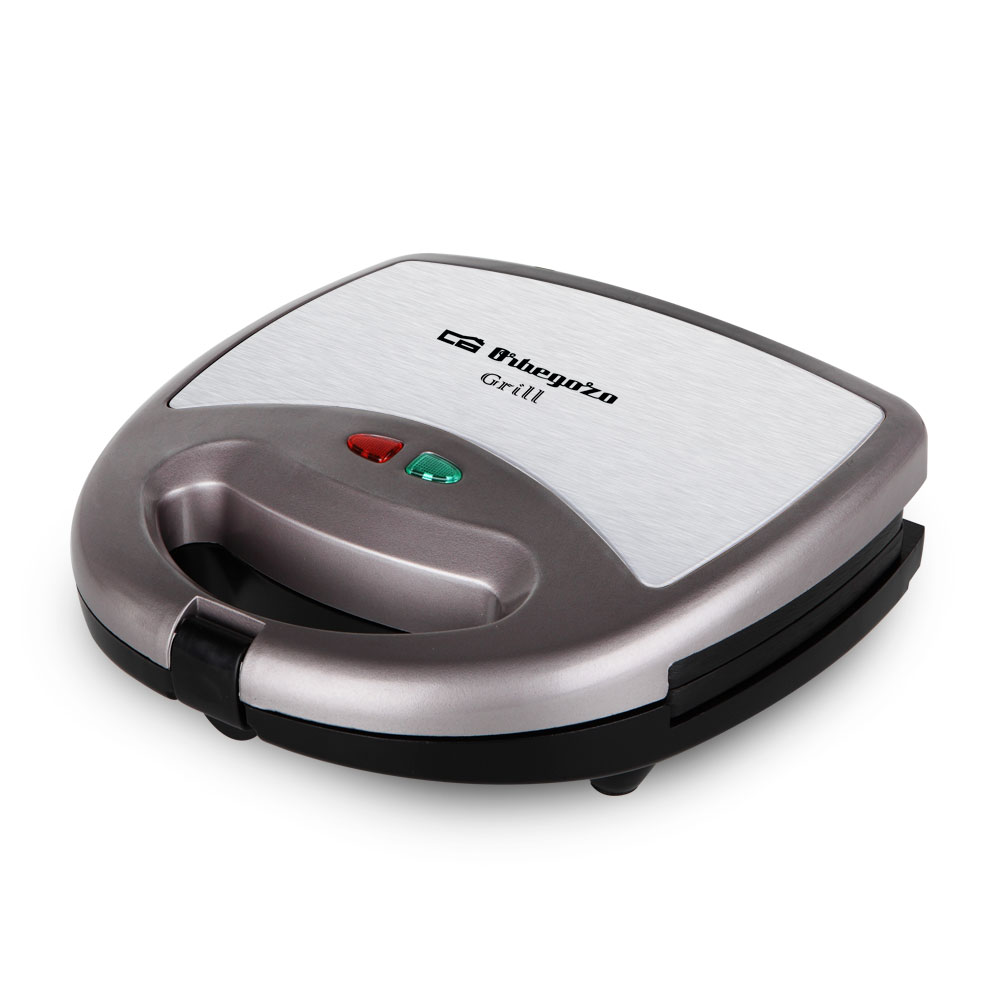 Orbegozo 2500 Healthy Grill - Cuisson sans matières grasses - Surface antiadhésive - Nettoyage facile - Multifonctionnalité - Puissance 800W