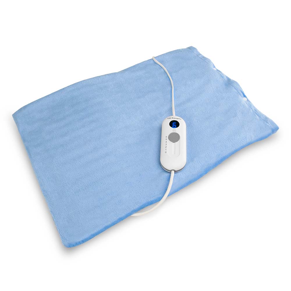 Orbegozo AH 3160 Coussin dorsal électrique - Chaleur thérapeutique avec 6 niveaux de température - Arrêt automatique - Housse lavable - Sécurité contre la surchauffe