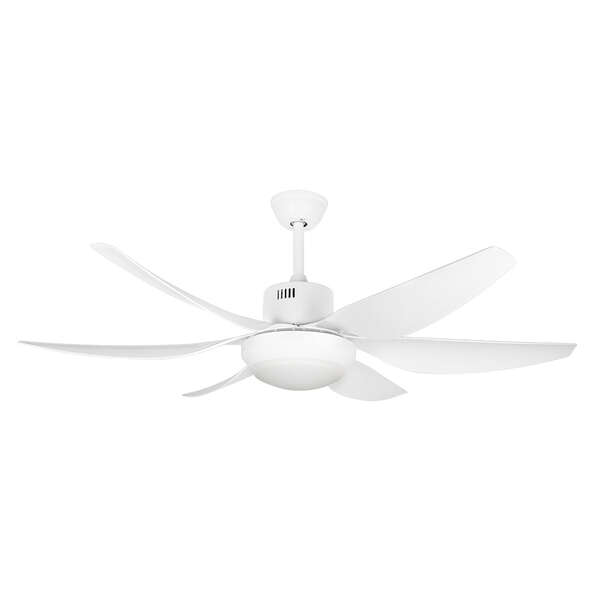 Orbegozo CP 100138 Ventilateur de Plafond avec Lumière LED - Moteur DC Faible Consommation - Fonction Réversible - Minuterie - Télécommande - Idéal pour les Grands Espaces