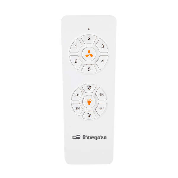 Orbegozo CP 114132 Ventilateur de Plafond Moderne - Moteur DC Puissant - Lumière LED Réglable - Fonction Réversible pour Hiver et Été - Télécommande - Minuterie Programmable