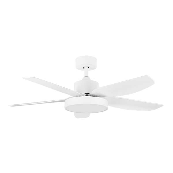 Orbegozo CP 116116 Ventilateur de plafond moderne - Moteur DC puissant - Lumière LED réglable - Fonction réversible - Télécommande - Minuterie programmable