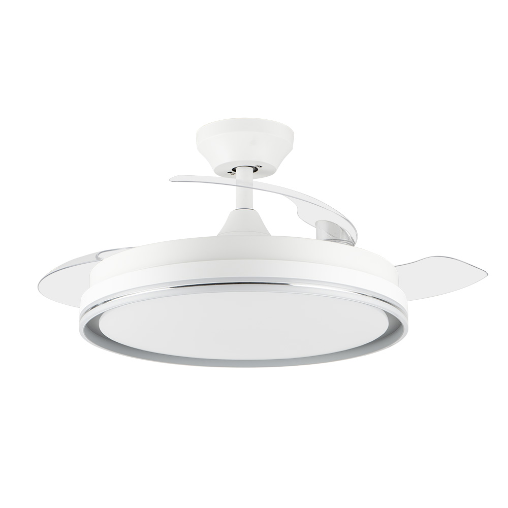 Orbegozo CP 135105 Ventilateur de Plafond Elegance Efficace et Silencieux - Éclairage LED - Télécommande - Système Réversible - Minuterie Programmable